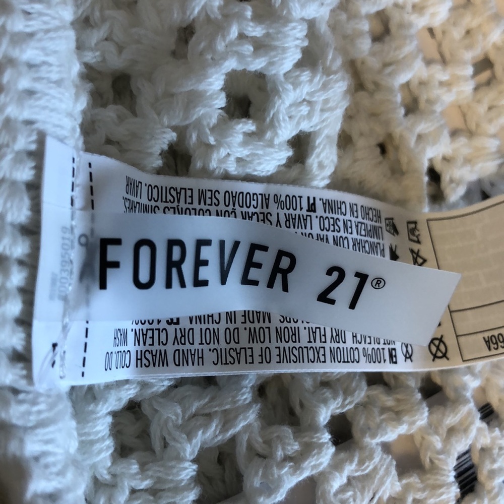 -NWT- Forever 21- knit Swimwear/Cover up (Onesize) - Picture 8 of 9